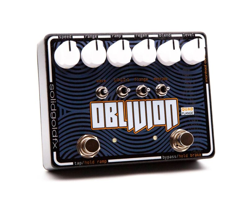 SolidGoldFX Oblivion Quad Flanger Pedal