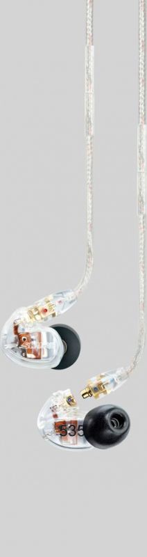 Shure SE535 In-ear Ørepropper Clear