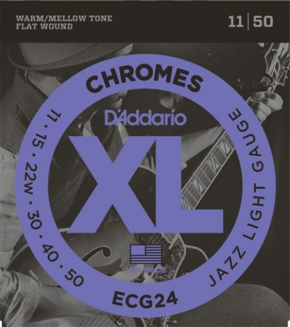 Hovedbilde Daddario ECG24 Chromes Flat ...