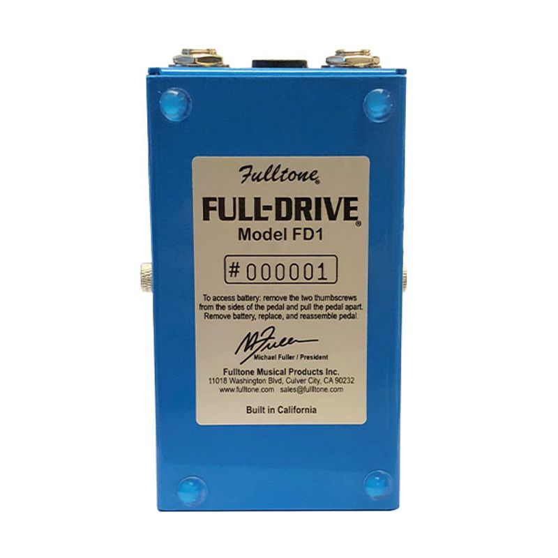 Fulltone Full-Drive1 Overdrive Pedal